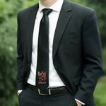 Spersonalizowany krawat z inicjałami rycerza i imieniem Rocznica Urodziny Dzień Ojca Prezent dla mężczyzny