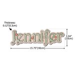 Henkilökohtainen Safari Space Daisy Design puinen lelulaatikko ovi merkki nimi Nursery Wall Decor syntymäpäivälahja lapsille