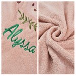 Personalized Cute Animal Coral Fleece Hooded Towel with Embroidered Name Summer Pool Bath Essential Baby Shower Birthday Gift for Baby Kid