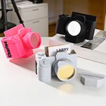 Personalizado 3D Impreso Cámara Forma Titular de la Tarjeta de Negocios Placa con Nombre Escritorio Decoración Cumpleaños Regalo para Fotógrafos Entusiastas de la Fotografía