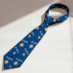 Personalizada Divertida 1-6 Cara Fotos Dibujos Acción Corbata Suave con Título Novedad Accesorio Día del Padre Cumpleaños Regalo para Abuelo Papá Hombre