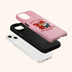 Spersonalizowane etui na telefon Cute Dwarf Couple Heart Rose TPU z imieniem na iPhone'a do codziennego użytku Walentynkowy prezent rocznicowy dla par