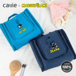 Spersonalizowana wodoodporna wisząca kosmetyczka Marsupilami z imieniem i lusterkiem do użytku w podróży Prezent urodzinowy dla dzieci | Callie × Marsupilami®