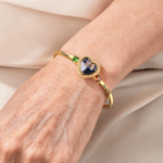 Personalizada piedra de nacimiento de circón en forma de corazón foto pulsera brazalete con nombres Dainty Joyería Cumpleaños Día de San Valentín Aniversario de regalo para la pareja