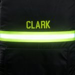 Personalized Firefighter Large Capacity Reflective Strip Backpack with Name Daily Use Birthday Gift for Firefighters Firemen