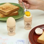 Personalized Easter Egg Rabbit Wooden Egg Cup  with Name and Text Egg Holder Easter Gift for Kids Family