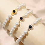 Personalizada Foto Proyección Perla Pulsera Dainty Joyería Cumpleaños Día de San Valentín Aniversario Regalo para Mamá Novia Hermana
