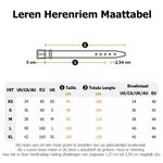 Gepersonaliseerde gegraveerde herenriem van leer met naam Vaderdag Verjaardagscadeau voor vader opa
