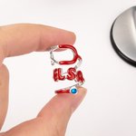 Personalised Multicolor Name Birthstone Stethoscope ID Tag Medical Accessory Nurse Day Appreciation Graduation Gift for Nurse Doctor Medical Student