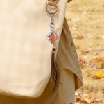 Personalized Natural Stone Cross Saddle Charm with Name and Feather Tassel Horseback Riding Game Christening Gift for Christians Horse Riding Lovers