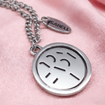 Disco giratorio personalizado I Love You Collar colgante con nombre y fecha Dainty Jewelry Valentine's Day Birthday Gift for Couple