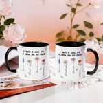 Personalised Crystal Birth Flower Ceramic Coffee Mug with Names Daily Use Birthday Gift for Friends