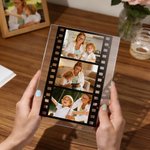 Luce notturna LED a pellicola personalizzata con 3 foto, luce a 7 colori - Regalo di San Valentino per coppia