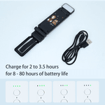 Personalised Cartoon Reading Character Adjustable Rotatable Rechargeable Clip LED Reading Lamp with Name Birthday Gift for Book Lovers Bookworms