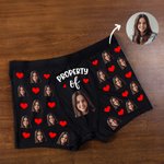 Calzoncillos personalizados para hombre tipo bóxer con fotos de caras divertidas multicolor regalo de aniversario y San Valentín para novio o marido
