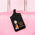 Personalized Cute Cartoon Character Travel Theme Passport Holder with Name and Text Travel Holiday Gift for Travel Lovers