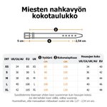 Henkilökohtainen kaiverrettu miesten nahka Groove Belt nimi isänpäivä syntymäpäivälahja isälle isoisä