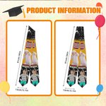 Etole de graduation personnalisée avec photo multicolore et texte Class of 2026 Cadeau de graduation pour les gradués unisexes