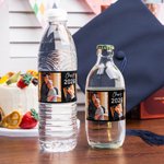 Personalised Waterproof Class of 2026 Water Bottle Stickers Labels with Photo Set of 20 Grad Party Decoration Gift for Graduates