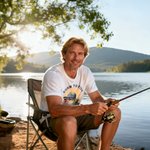 Personlig Humoristisk Text Fiskmönster T-shirt Sweatshirt Hoodie med Namn Dagligt Bruk Födelsedag Fars Dag Present till Pappa Fiskeälskare