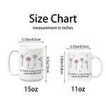 Personalized Crystal Birth Flower 11 oz 15 oz Mug with Name Daily Use Birthday Gift for Friends Best Friends
