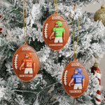 Personalised Football Player Acrylic Keychain with Name and Number Team Club Gift for Football Players