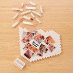Personliga foton Collage Hjärtformade byggstenar Pussel med namn Heminredning Födelsedag Jubileum Present till familj Vänner