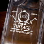Personalized Whiskey Decanter with Engraved Name Birthday Anniversary Father's Day Gift for Dad Liquor Lover