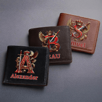 Personalised Royal Noble Style Initial Foldable PU Leather Wallet with Name Daily Use Anniversary Birthday Valentine's Day Gift for Men