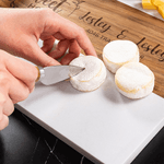 Personalised Engraved Name Text Marble 11 Pcs Chopping Board Coaster Set with Ceramic Bowl Birth Wedding Mother's Day Gift for Family Friend