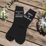 Calzini speciali personalizzati per una passeggiata speciale Calzini da uomo con data Regalo di nozze per il padre della sposa