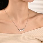 Personalised Birth Butterfly Necklace Dainty Jewellery Daily Use Anniversary Birthday Gift for Woman Mom