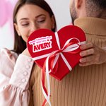 Personalized Happy Valentines Day Waterproof Stickers with Name Class Exchange Party Favors Valentine's Day Gift Deocr for Couple Kids