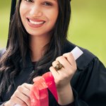 Anillo de sello de graduación personalizado con piedra de nacimiento y zodiaco nombre y texto grabados regalo de recuerdo para graduados