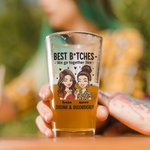 Personalisierte Freunde Cartoon Charakter Bierglas mit Namen täglichen Gebrauch Geburtstag Geschenk für Freunde Bestie