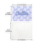 Personalized Multi-Style Colorful Monogram Name Tri-Folded Card Cover Sticker Set Birthday Mahjong Night Gift for Mahjong Lovers