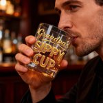 Personalized Golden Letter XX's Sippy Cup 10 oz Old Fashioned  Rock Whiskey Glass Birthday Gift for Man Bartender Whiskey Enthusiast