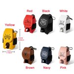 Gepersonaliseerd Meerkleurig Golfclub Ontwerp Golfbal & Teehouder Leren Etui met Naam Riemclip Draagbare Sportaccessoires Cadeau voor Golfspelers