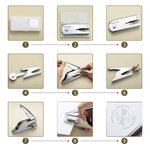 Gepersonaliseerde Geboortebloem Embosser Stempel met Initialen en Naam Handembosser Verjaardagsgeschenk voor Boekliefhebbers of Boekenworm