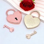 Henkilökohtainen Puzzle Heart Rakkaus riippulukko Key Set kaiverrettu nimet teksti ja päivämäärä vuosipäivä Ystävänpäivä lahja pariskunnille