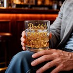Personalized Golden Letter XX's Sippy Cup 10 oz Old Fashioned  Rock Whiskey Glass Birthday Gift for Man Bartender Whiskey Enthusiast