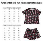 Personalisierter lustiger Pyjama mit eigenem Fotogesicht | Kurzes Schlafanzug-Set | Valentinstag Jahrestag Geburtstag Geschenk für Paare Damen Herren