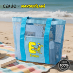 Borsa da spiaggia personalizzata con nome e nome Leopardo a coda lunga Marsupilami Mesh Tote Bag con nome Regalo di compleanno estivo per le donne | Callie × Marsupilami®