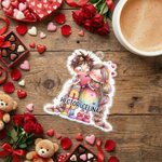 Personalizzato Cartoon coppia portachiavi in acrilico con nomi uso quotidiano San Valentino Anniversario regalo per la coppia fidanzato fidanzata