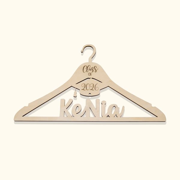 Appendino in legno per berretto di laurea personalizzato con nome Senior College Grad High-School Sorority Regalo per laureati