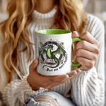 Taza de café de cerámica personalizada Book Dragon con nombre Regalo de cumpleaños de uso diario para amantes de los libros Bookworms