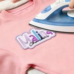 Personalised Multicolor Embroidered Name Patch Sports Event Cheer Accessories Back to School Birthday Gift for Kids