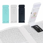 Personalized Cartoon Reading Character Heart Star Note LED Rechargeable Light Clip with Name Birthday Gift for Book Lovers Bookworms