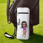 Personalized Waterproof Adjustable Cartoon Character Name Insulated Beer Cooler Bag Sports Accessories Golf Club Birthday Gift for Golf Lovers