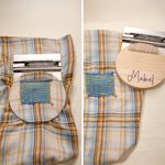 Personlig liten Speedweve Darning Loom med namn Handhållet reparationsverktyg Mors dag Födelsedagspresent för syälskare Mamma Darning Entusiaster